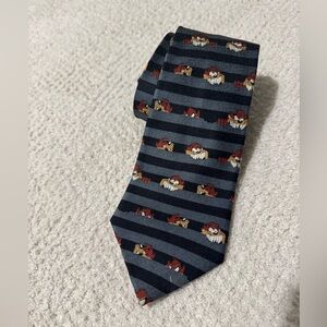 Warner Bros. Looney Tunes Character Patterned Tie 100% silk hand made